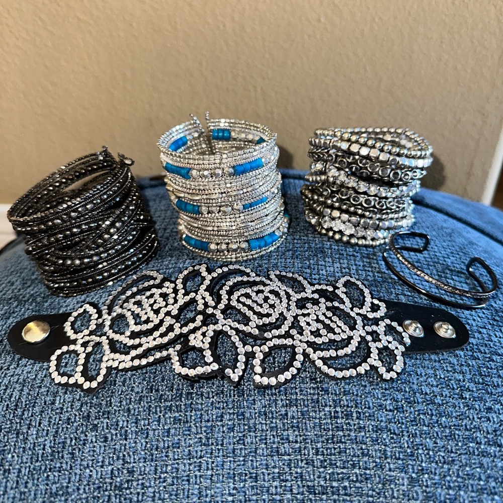 Assorted Silver Bracelets - Picture 2 of 3